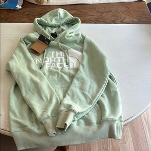 The North Face Women's Light Green Hoodie M